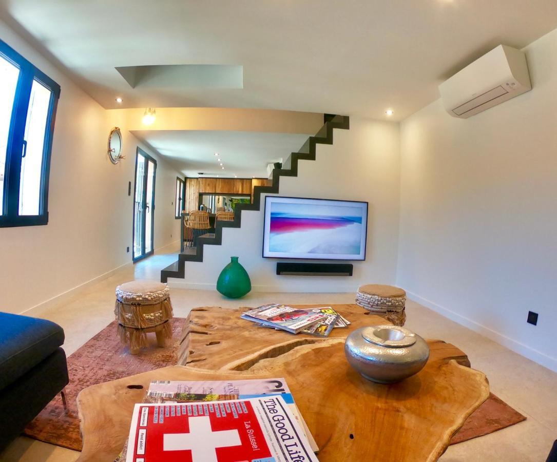 Casa Jungle ! Superb Duplex Apartment, Place Des Lices ! Saint Tropez Bagian luar foto